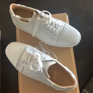 Christian louboutin white sneakers